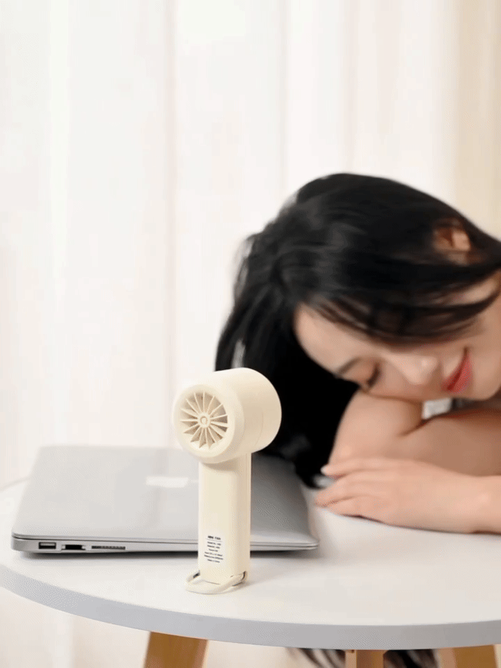 Hoco Portable Handheld Fan Powerful Compact & Rechargeable